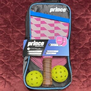 Prince Pink and Yellow Pickleball Set